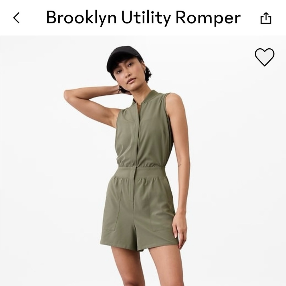 NWT Athleta Brooklyn Utility Romper